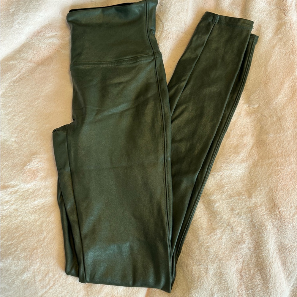 SPANX Deep Green Leggings